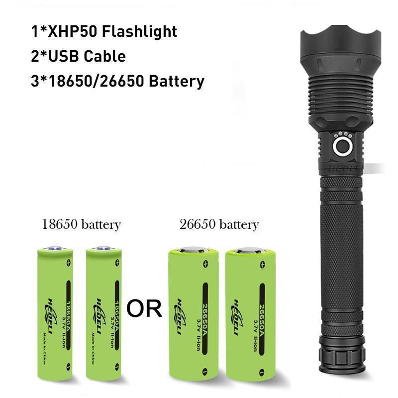 Waterproof laser military flashlight