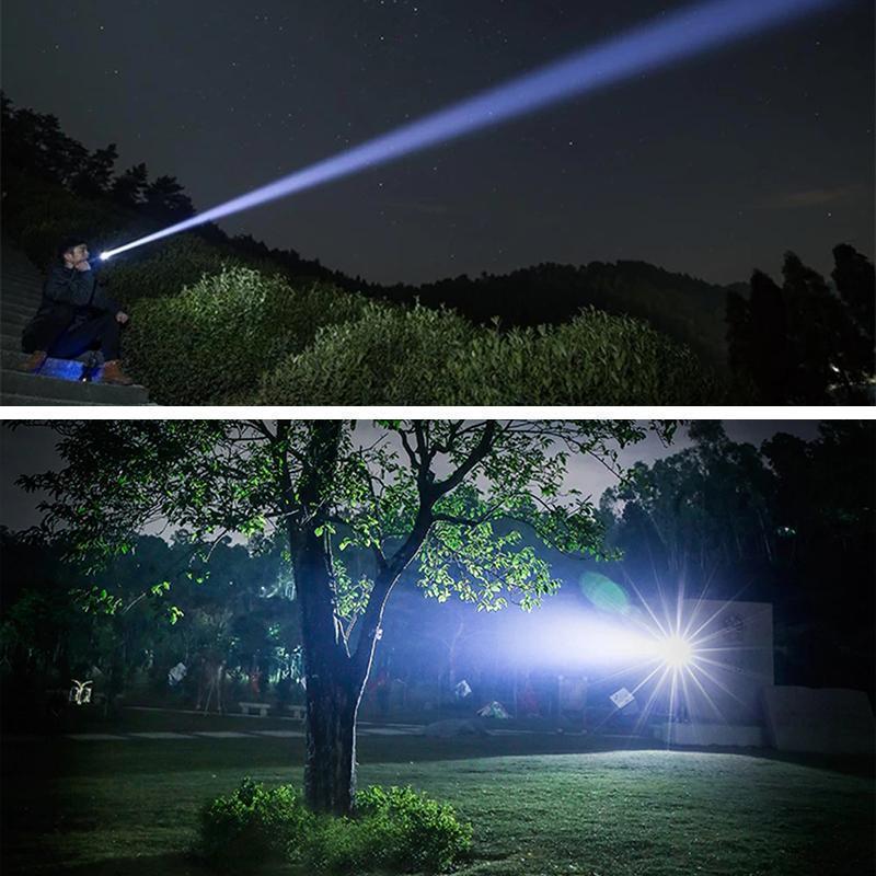 Waterproof laser military flashlight